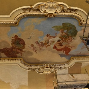 Cantieri Villa Olmo Restauro sala del Duca