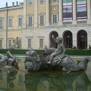 La fontana di Villa Olmo prima del restauro