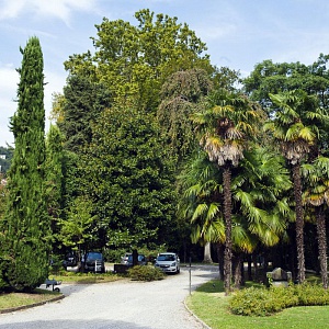 Il parco di villa Saporiti a Como