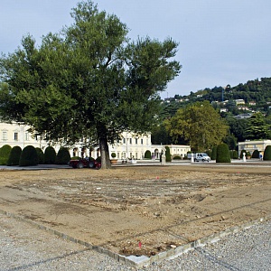 Cantieri Villa Olmo Como, il Parterre di Villa Olmo durante la riqualificazione