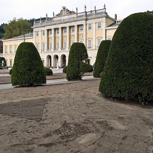 Cantieri Villa Olmo Como, il Parterre di Villa Olmo durante la riqualificazione
