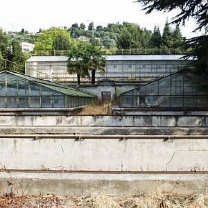 Cantieri Villa Olmo Como, Le Serre di Villa Olmo prima della riqualificazione