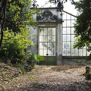 Cantieri Villa Olmo Como, Le Serre di Villa Olmo prima della riqualificazione