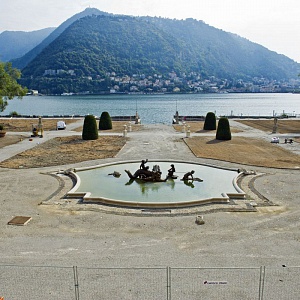 Cantieri Villa Olmo Como, il Parterre di Villa Olmo durante la riqualificazione