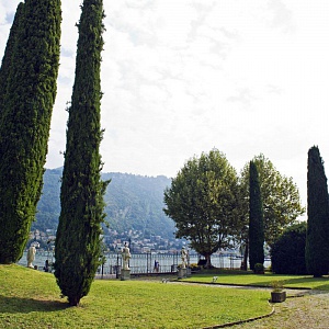 Il parco di villa Saporiti a Como
