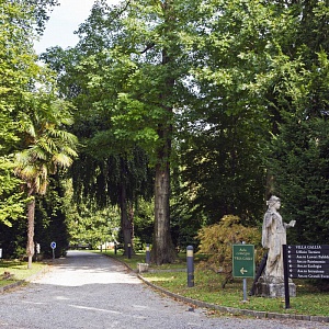 Il parco di villa Saporiti a Como