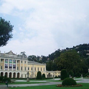 Cantieri Villa Olmo Como, il Parterre di Villa Olmo prima della riqualificazione